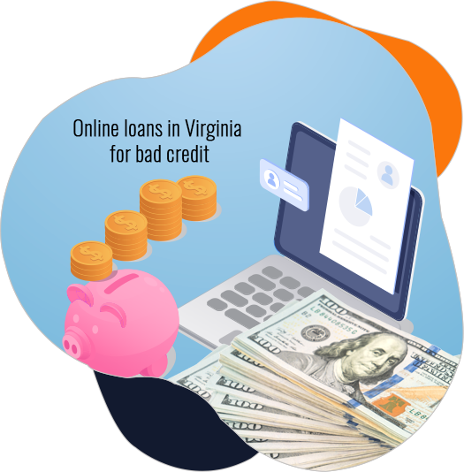 Préstamos en línea en Virginia para mal crédito
